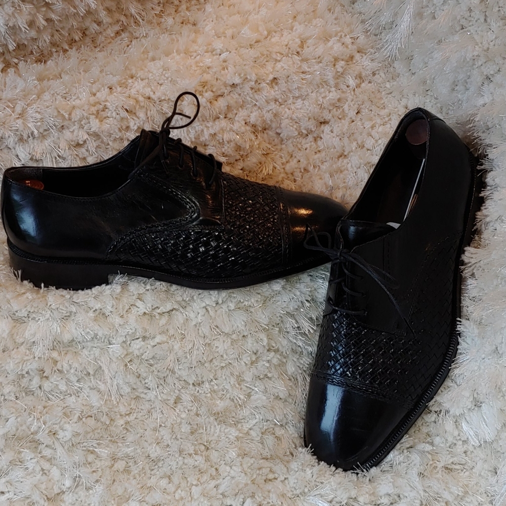 Principe NWOT Black Leather Oxford